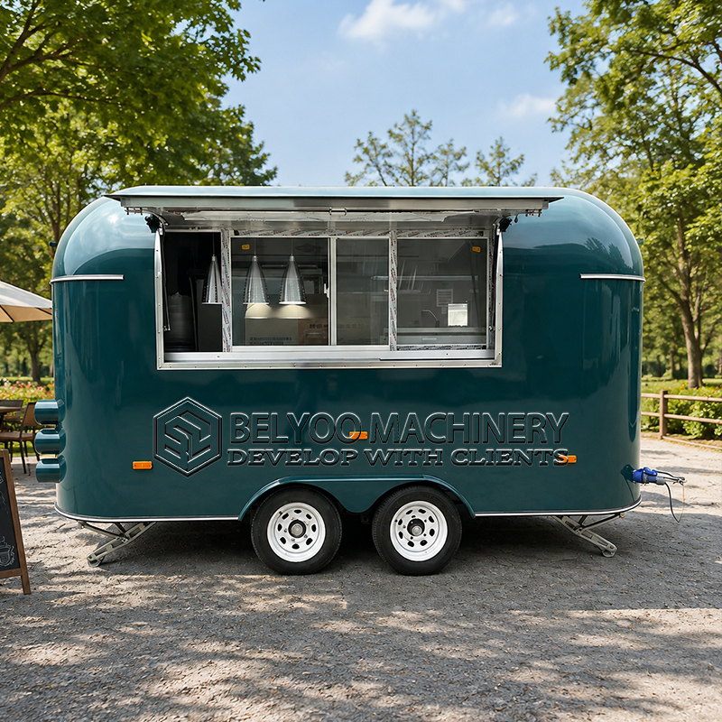 Commercial Kitchen Trailer - Belyoo Ticari Yiyecek Römorku Özel Mobil