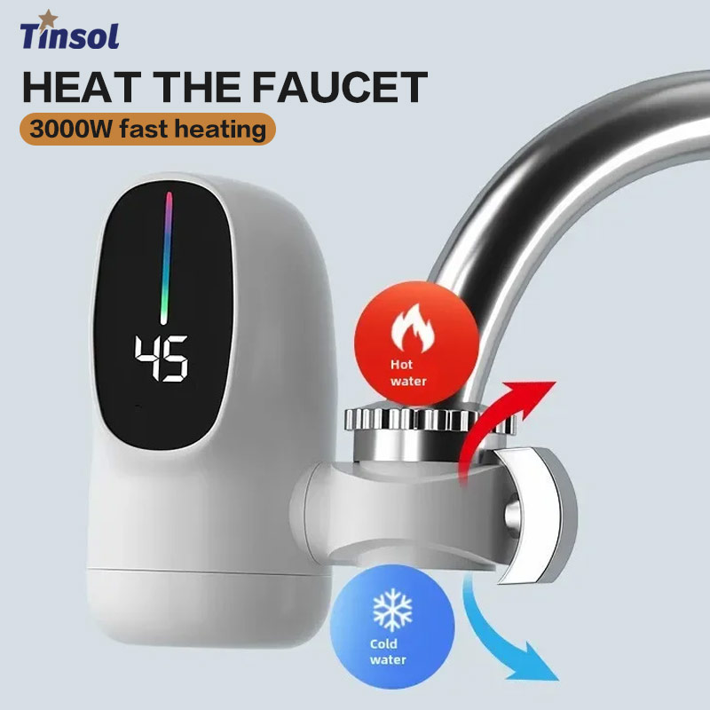 Commercial Kitchen Tap - TINSOL 3000W Anında Sıcak Musluk Sıcak