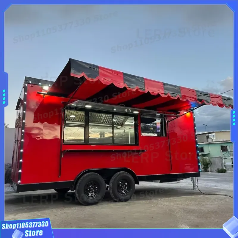 Commercial Kitchen Trailer - EPA Uyumlu Mobil Yiyecek Römorku, Dondurma,