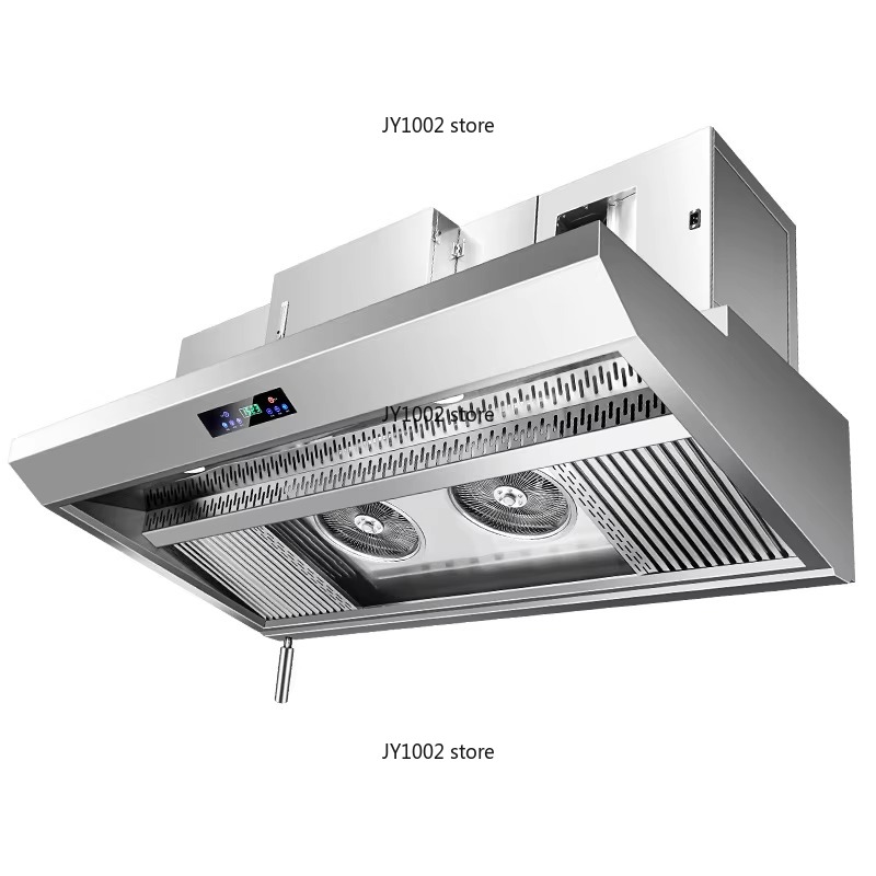 Commercial Kitchen Hood Installation - Küçük Ticari Mutfak Davlumbazı Paslanmaz Çelik