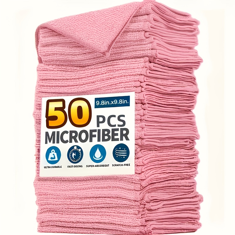 Commercial Kitchen Tap - 1-50 adet açık pembe mikrofiber mutfak