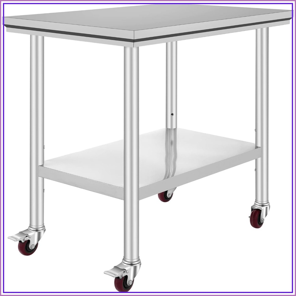 Commercial Kitchen Images - Paslanmaz Çelik Çalışma Masası 36x24 İnç