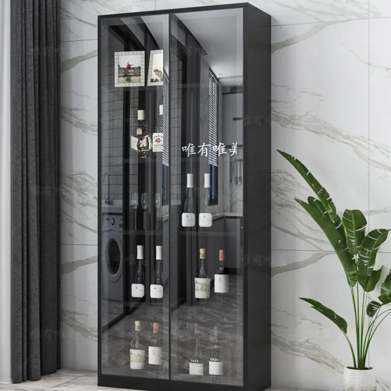 Commercial Kitchen And Bar - Oturma Odası Depolama Barı Rafı Camlı