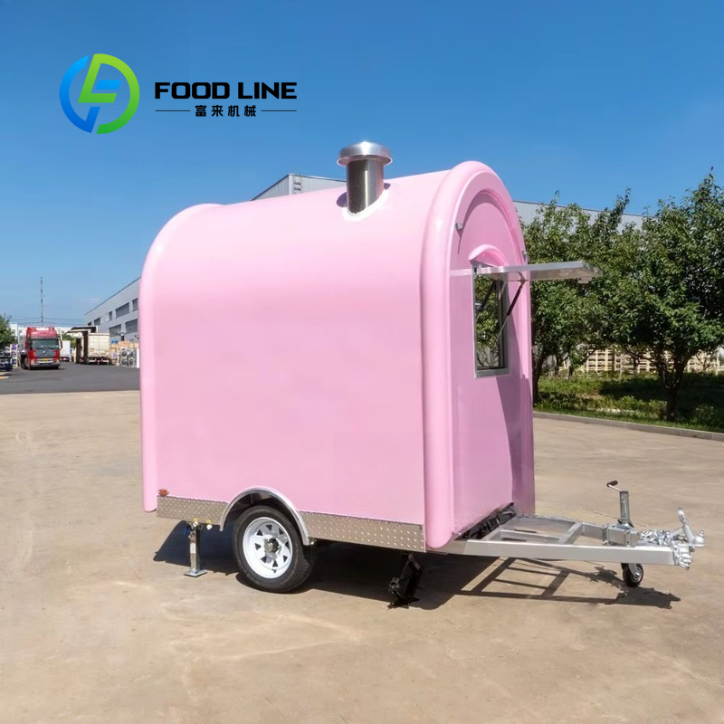 Özelleştirilmiş Vintage Pembe  - Commercial Kitchen Trailer incelemesi ve fiyatı