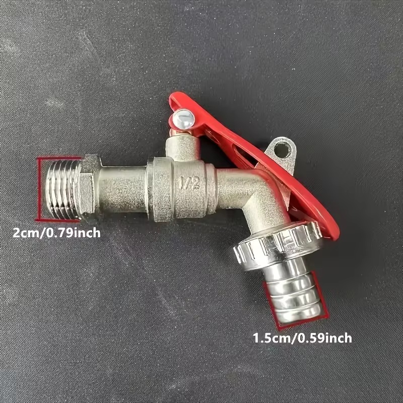 1 adet 1/2 inç çinko alaşımı m - Commercial Kitchen Tap incelemesi ve fiyatı