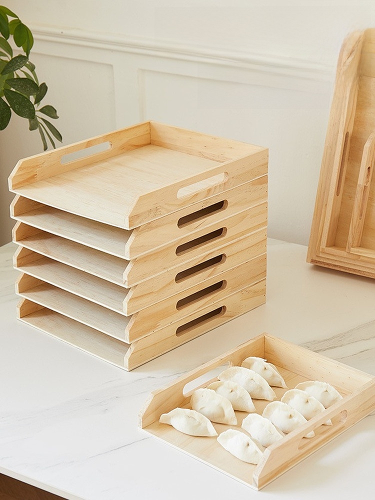 Ahşap Çok Katmanlı Mantı Tabağ - Commercial Kitchen Utensil Storage incelemesi ve fiyatı